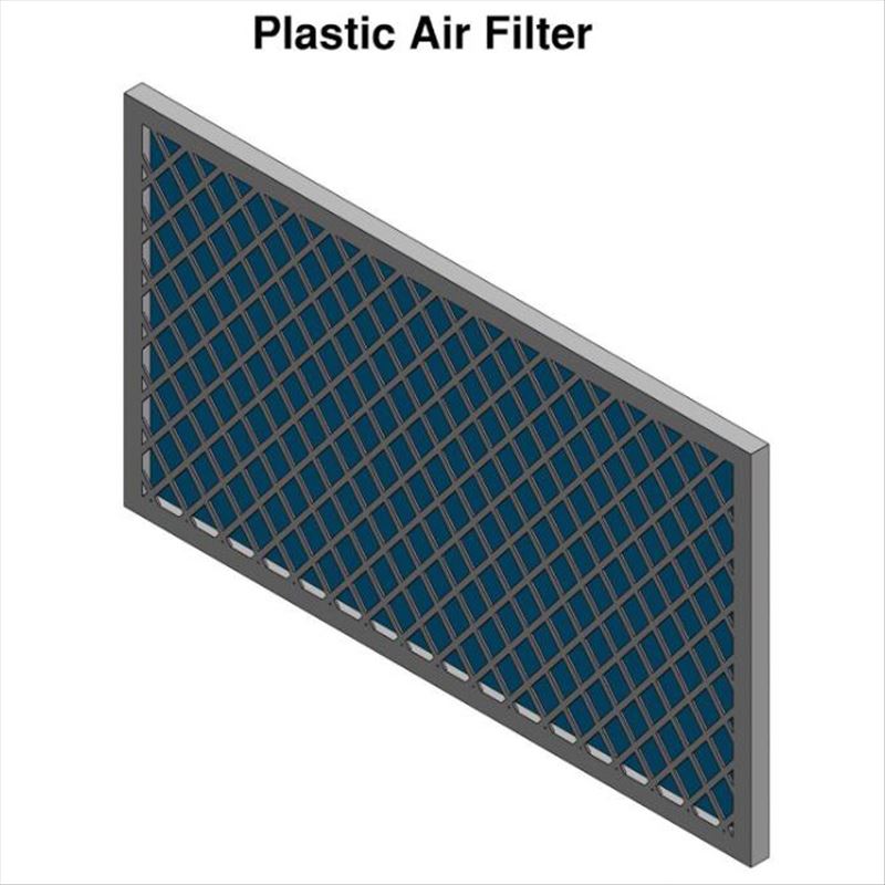 Filtro dell'aria in plastica