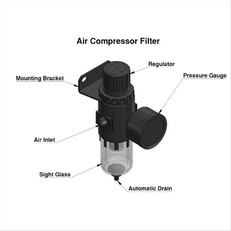 Filtro del compressore d'aria