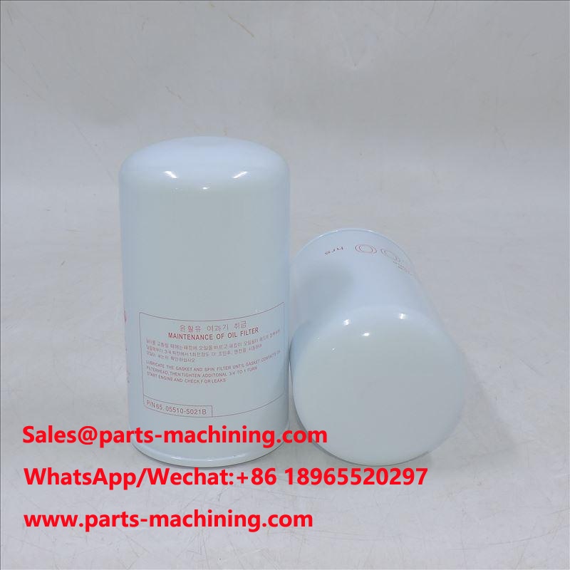 Filtro olio pala gommata KOMATSU 65.05510-5021B,BT339,LF3806
