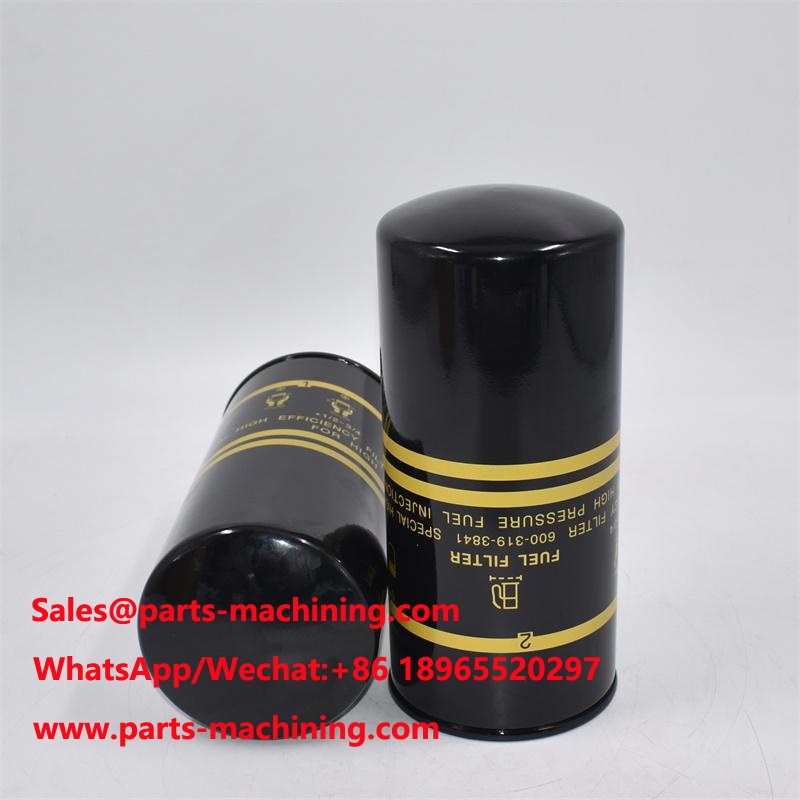 Filtro carburante 600-319-3841 6003193841 Riferimento incrociato Komatsu