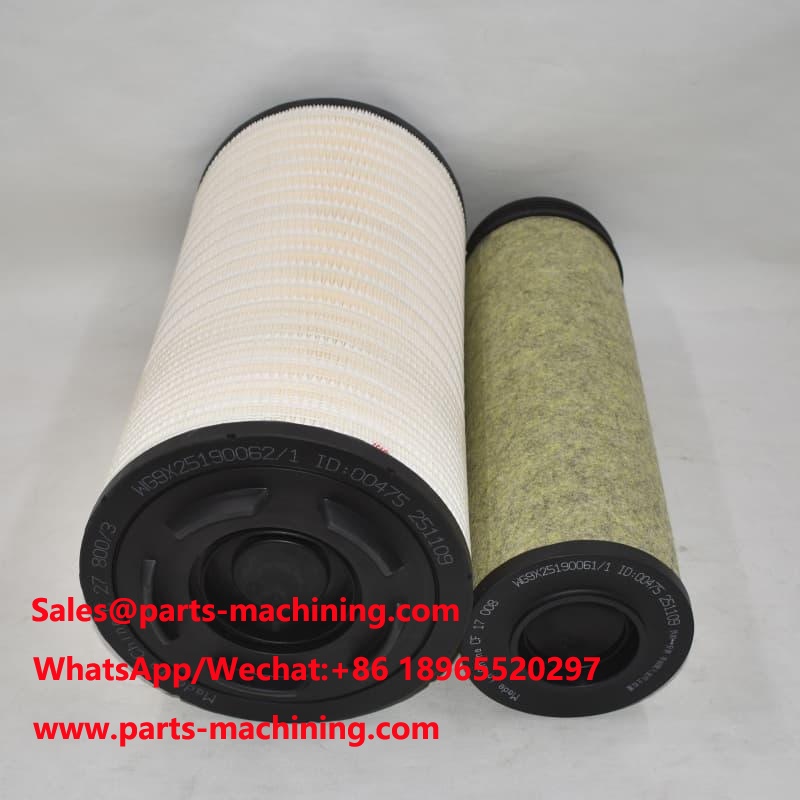 Sostituzione del filtro dell'aria WG9X25190061/1 WG9X25190062/1